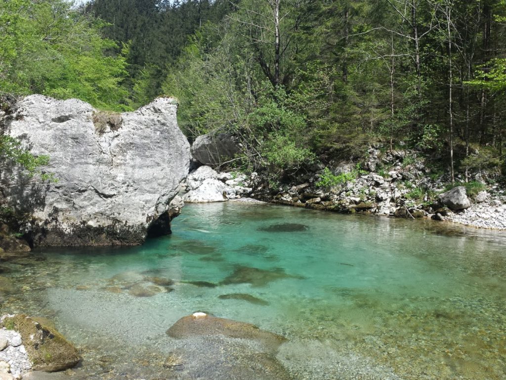 Fluss in Slowenien